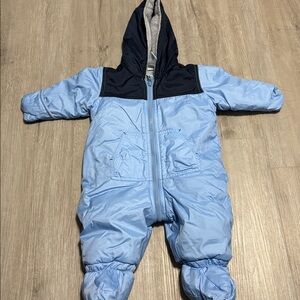 Old Navy Blue and Black Baby Snowsuit